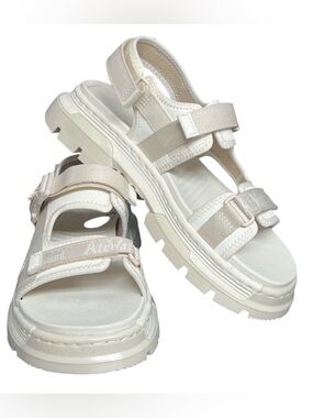 Dr. Martens Forster Platform Strappy Sandals in Off-White for Women